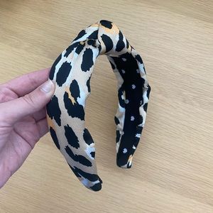 Lele Sadoughi leopard headband